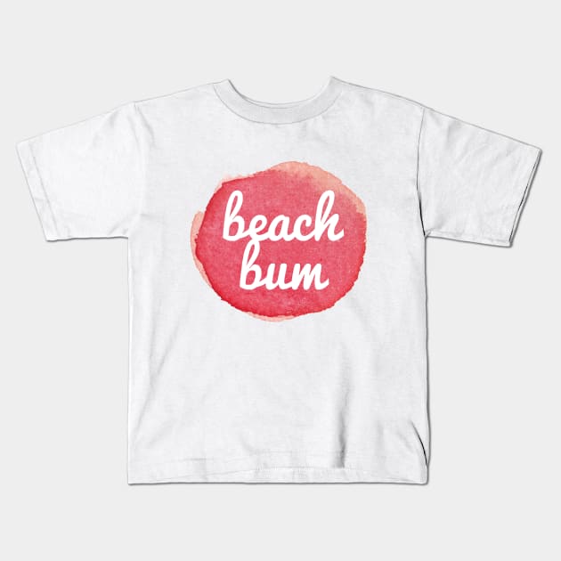 Beach Bum Kids T-Shirt by vanillaguy